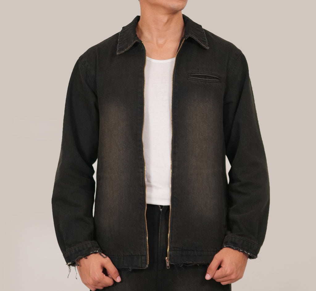 Brown Over Dyed Jacket