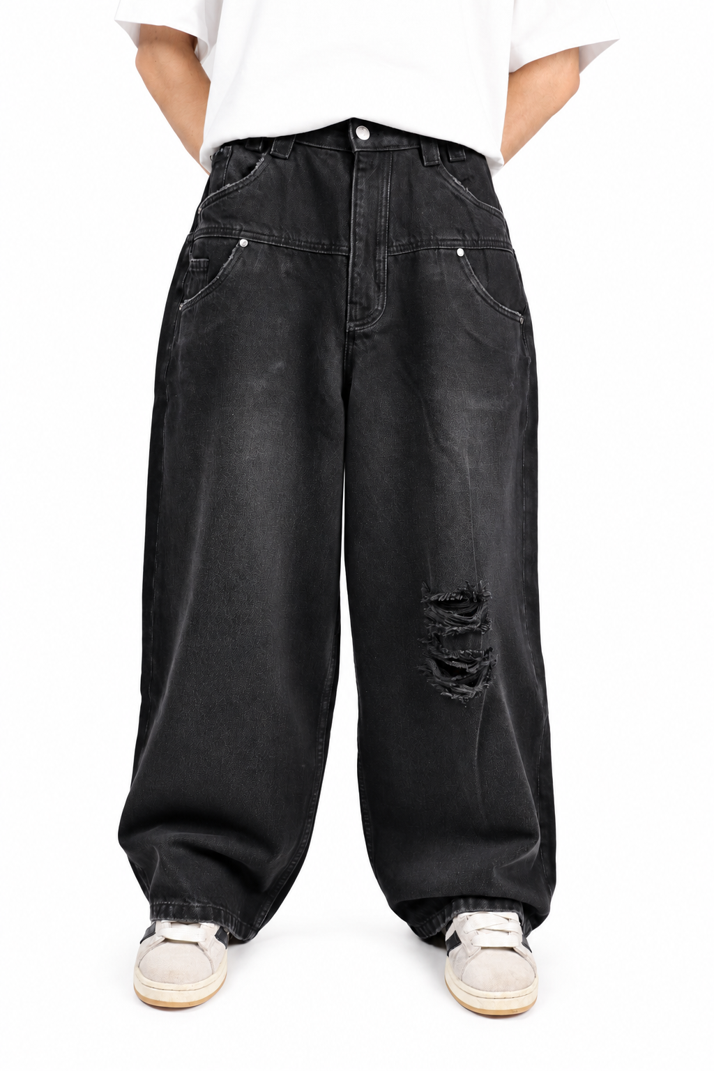 Double Pocket Distortion Jeans