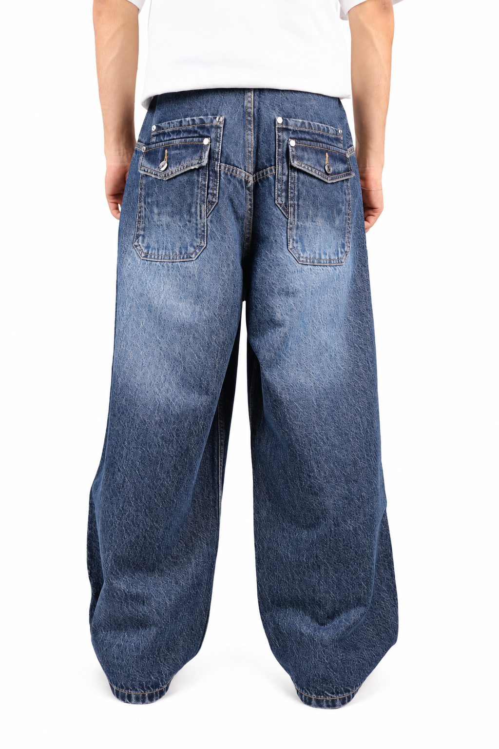 Double Pocket Distortion Jeans