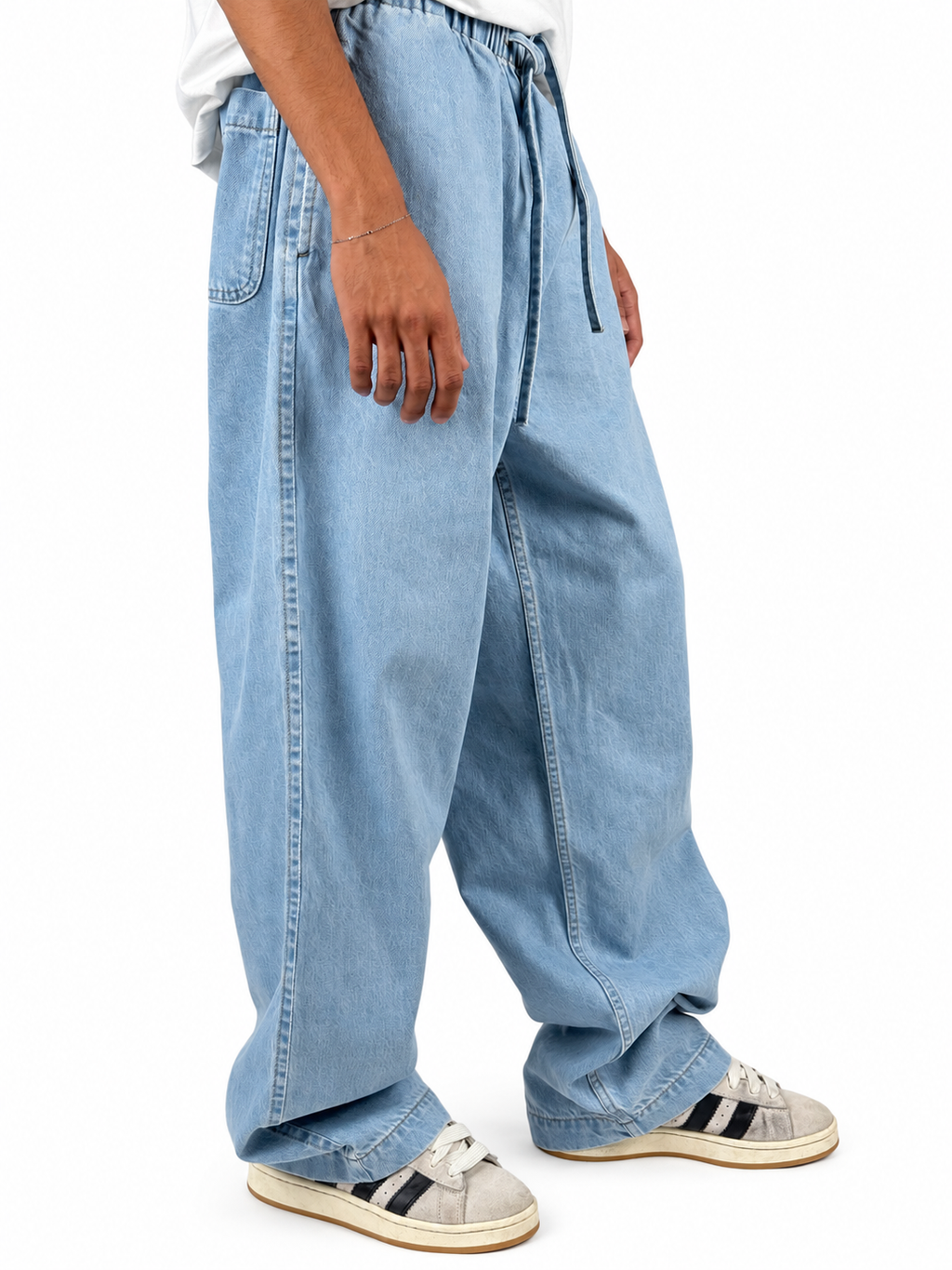 Relaxed Denim Trouser