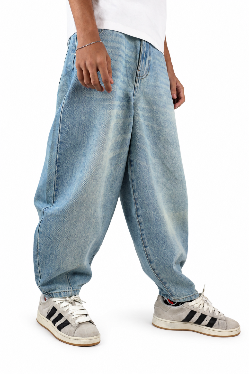 Frost Fade Balloon Jeans