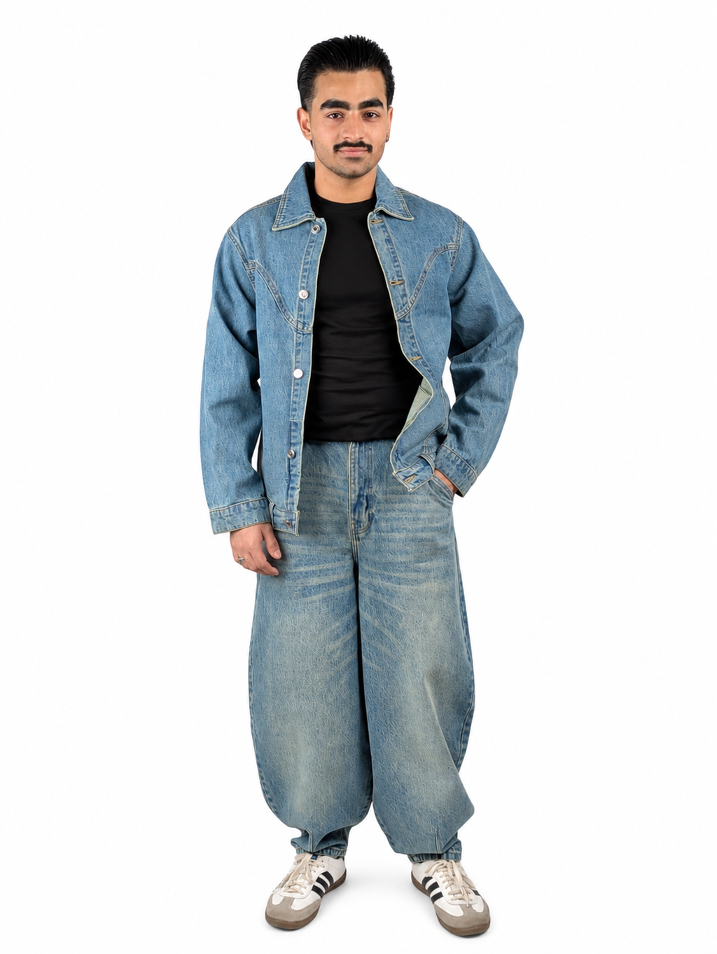 Vintage Blue Trucker Denim Jacket
