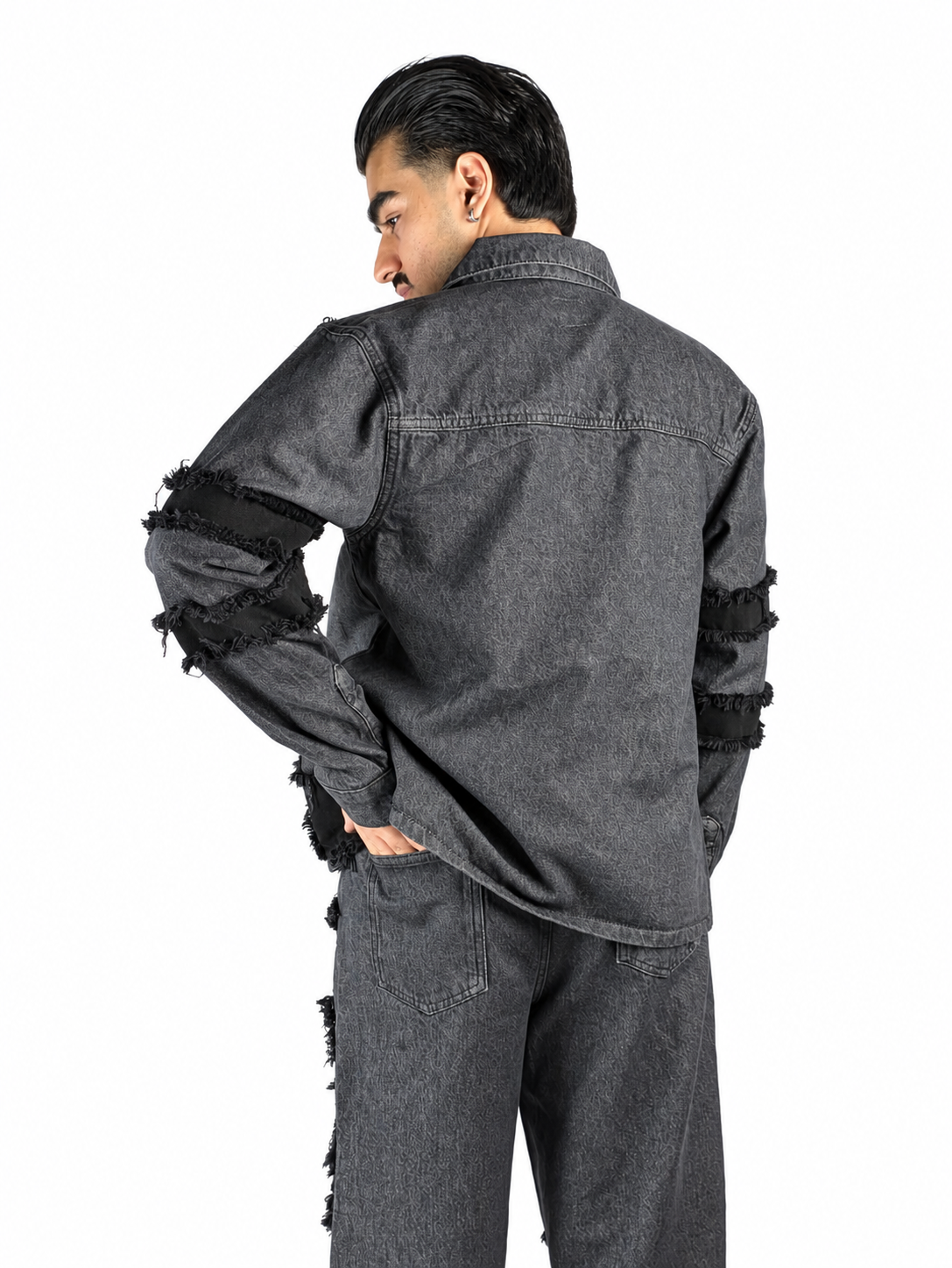 Shadow Stitch Denim Jacket