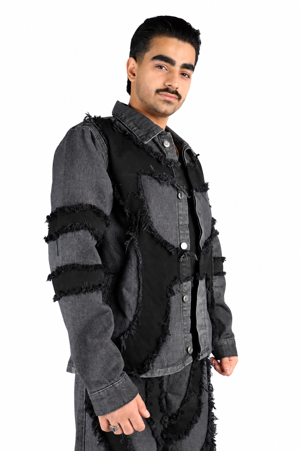 Shadow Stitch Denim Jacket