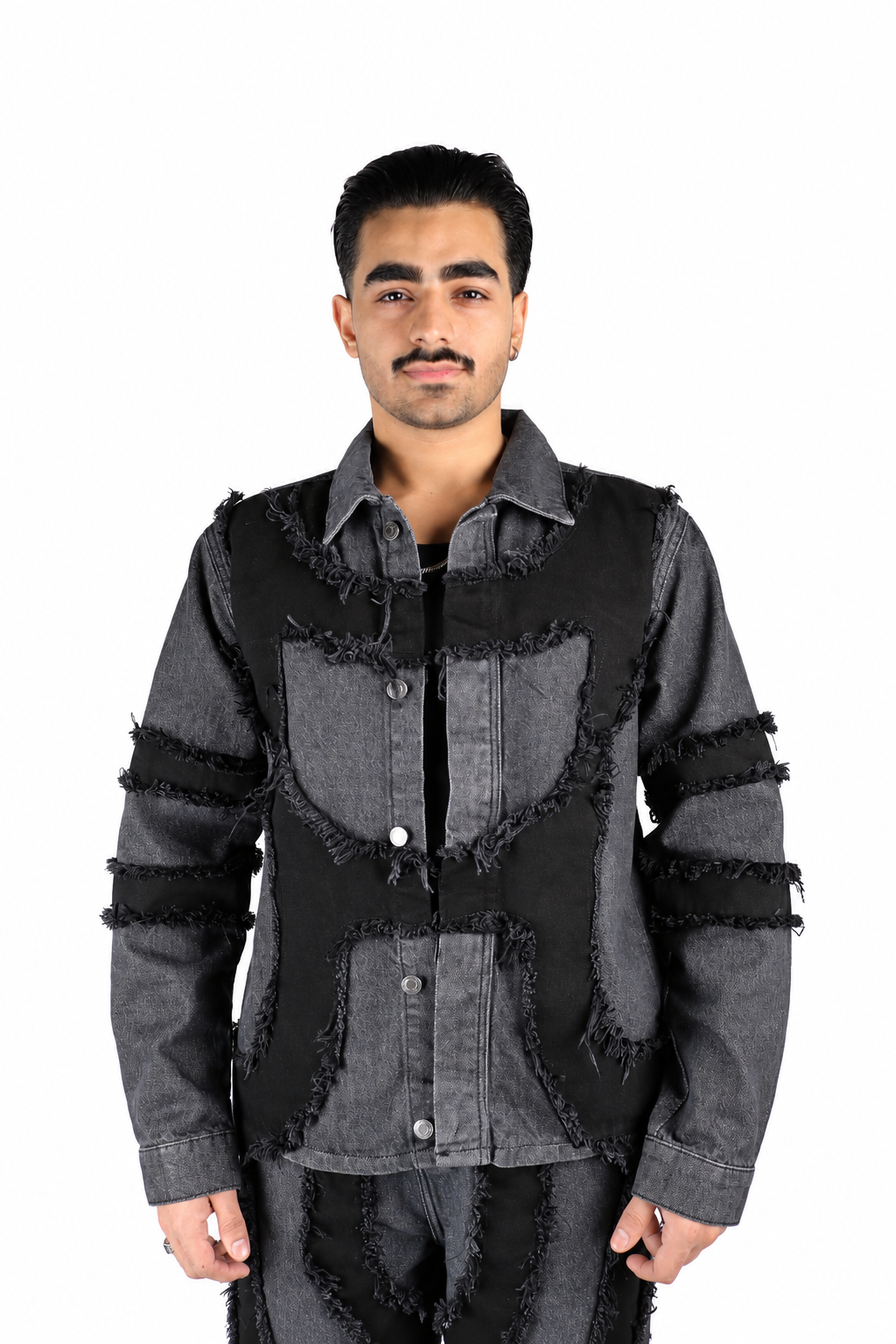 Shadow Stitch Denim Jacket