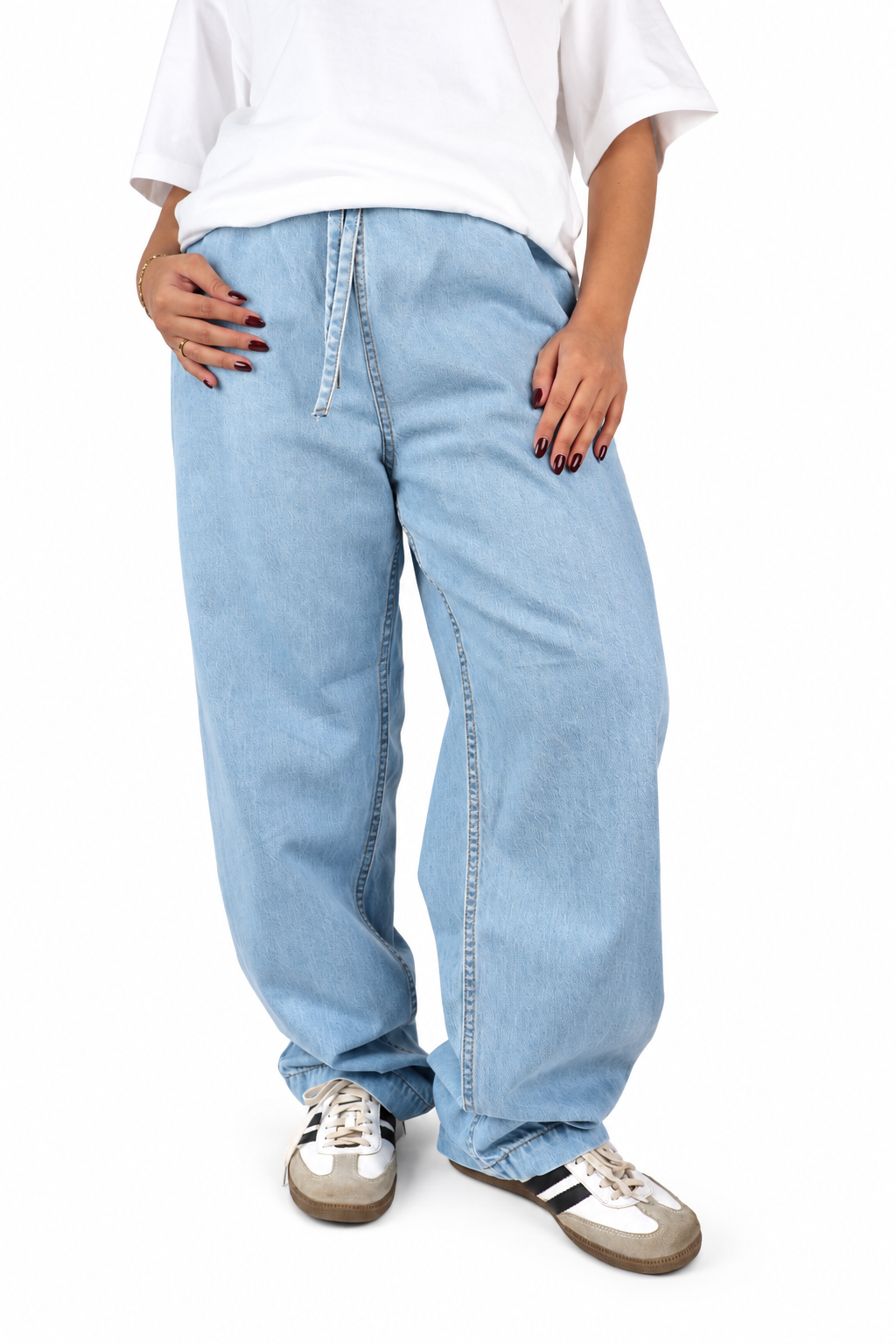 Relaxed Denim Trouser