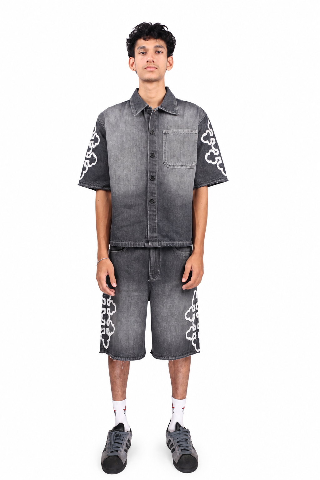 Shadow Crest Denim Co-Ord Set