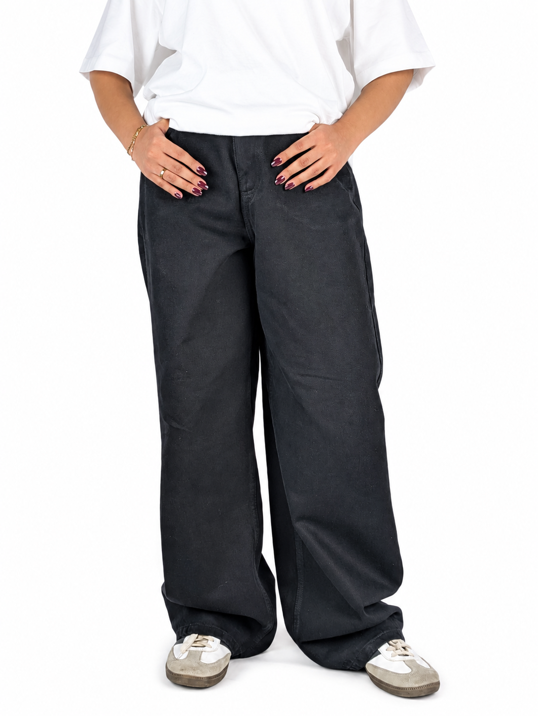 Core Black Baggy Jeans