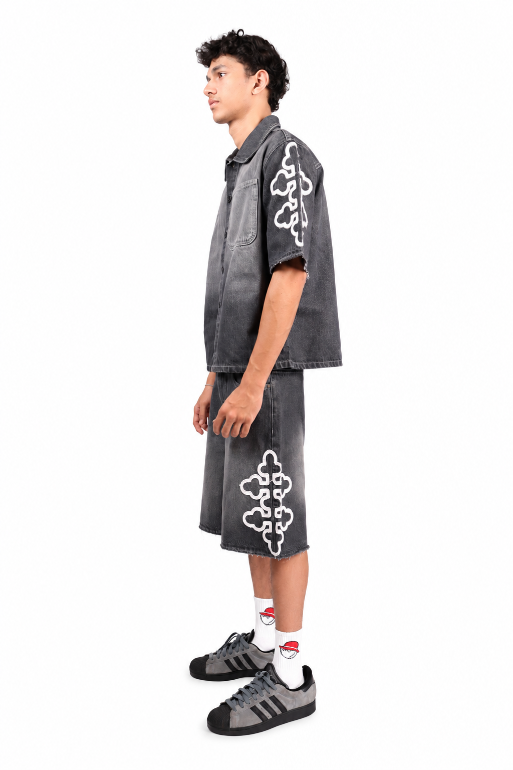 Shadow Crest Denim Co-Ord Set