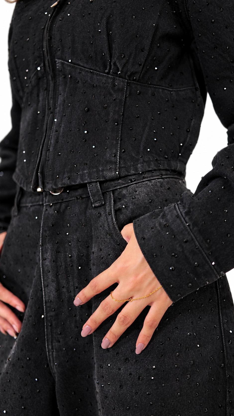 Midnight Diamond Denim Set