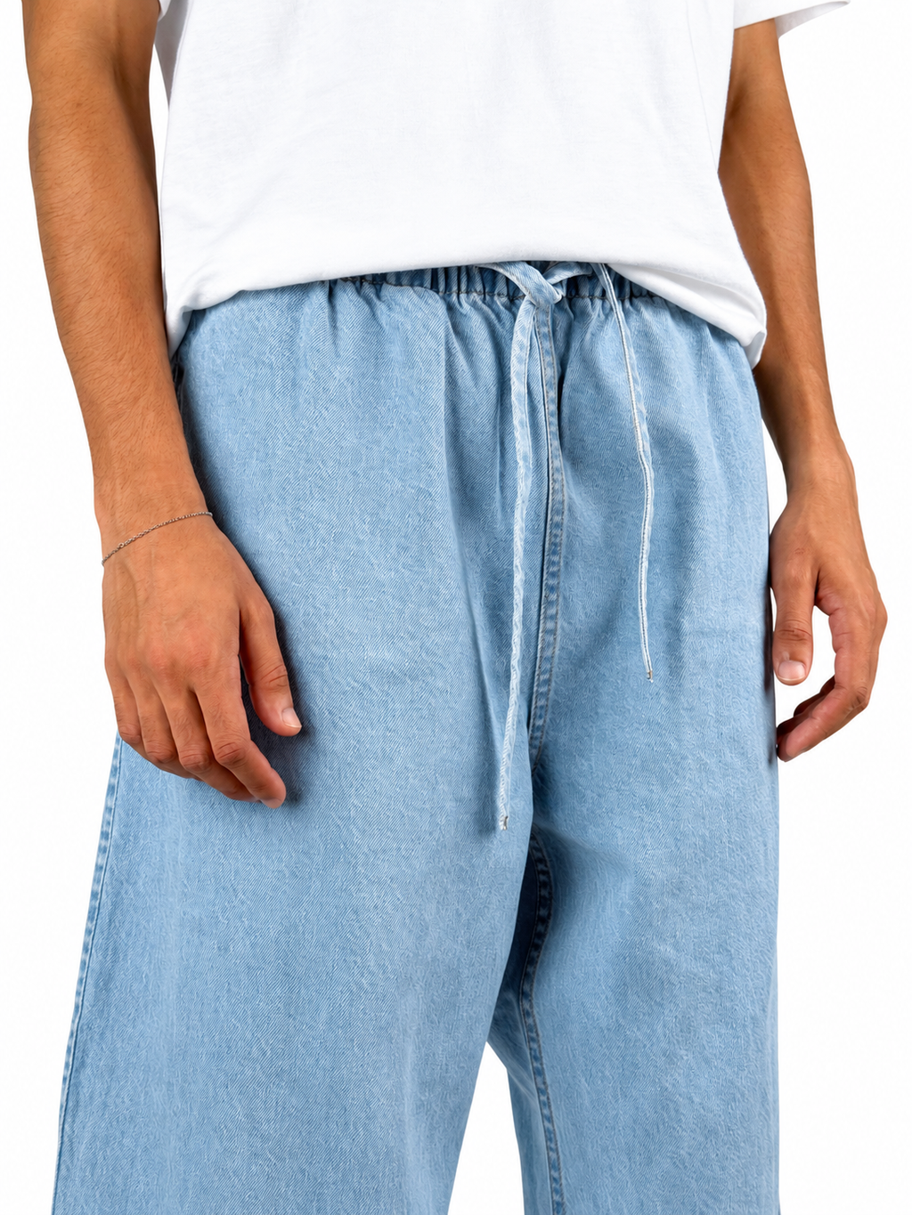 Relaxed Denim Trouser
