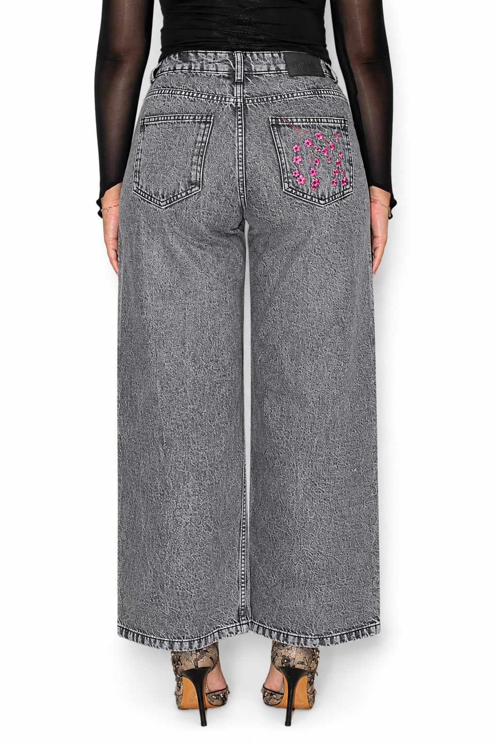 Cherry Blossom Denim Jeans